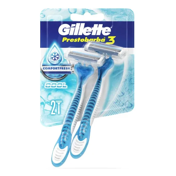 Afeitadora Gillette Prestobarba 3 Ice Hombre 2 un.
