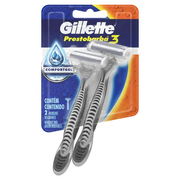 Afeitadora Gillette Prestobarba 3 Hombre 2 un.