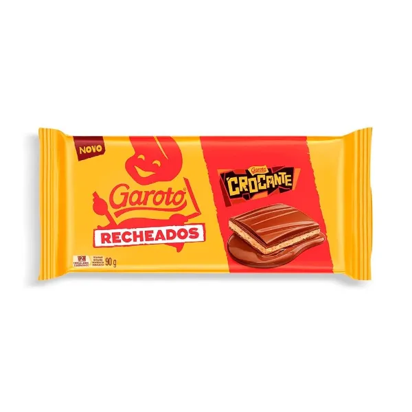 Chocolate Garoto Rellena Crocante 90 g