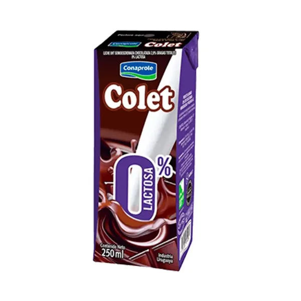 Chocolatada Conaprole Colet Deslactosado 250 ml