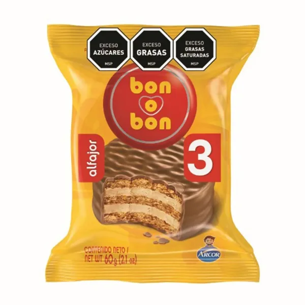 Alfajor Arcor Bon o Bon Triple 60 g