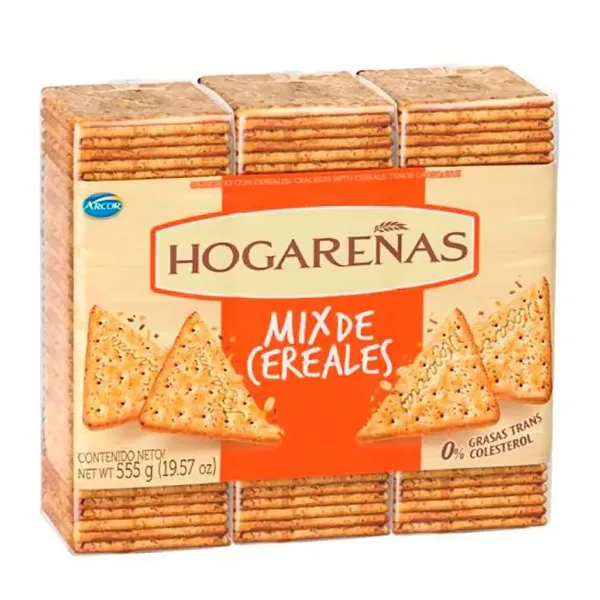 Galleta Hogareñas Mix Cereal 555 g