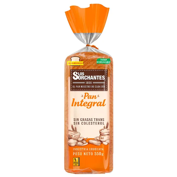 Pan integral familiar Los Sorchantes 550 g