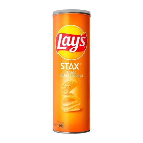 Papas Lays Stax Queso Cheddar 134 g