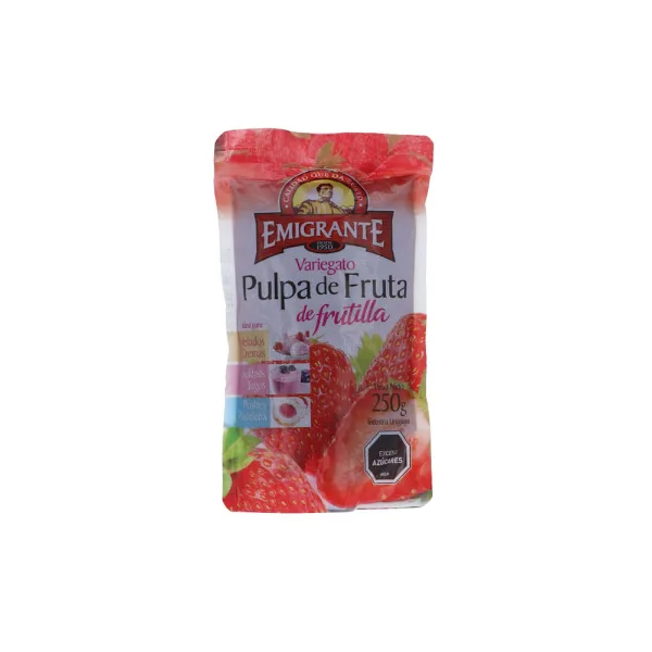 Pulpa de fruta Emigrante frutilla 250 g