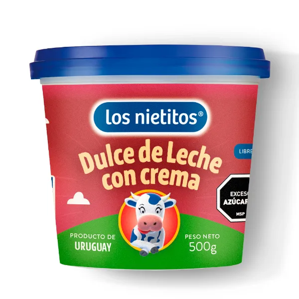 Dulce de leche Los Nietitos crema 500 g