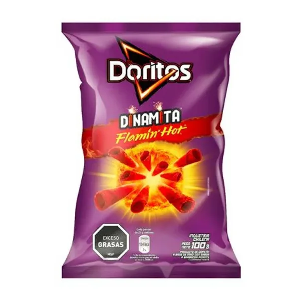Nachos Doritos Flamin Hot Dinamita 100 g