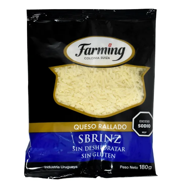 Queso Rallado Sbrinz Farming 180 g