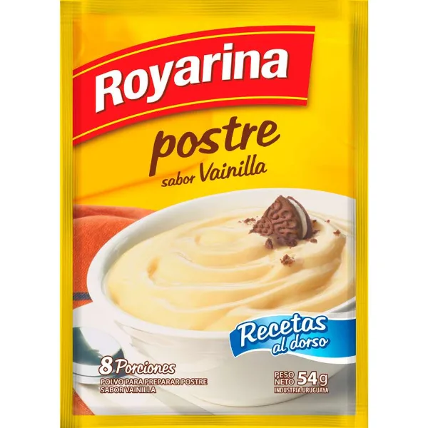 Postre Royarina Vainilla 8 Porciones 54 g