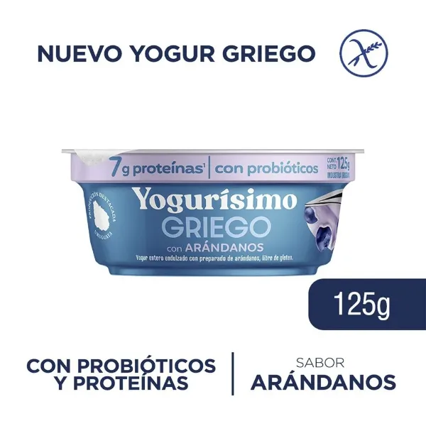 Yogur Griego Yogurisimo Arandanos 125 g