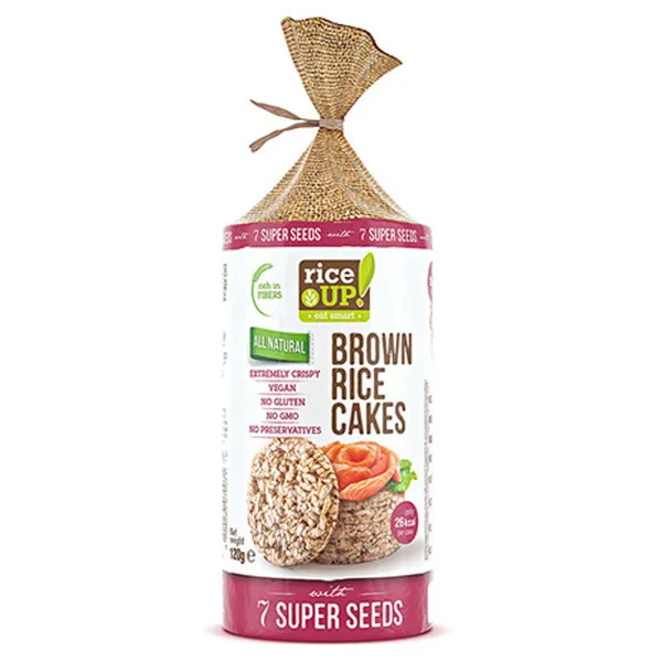 Galletas de arroz Rice Up 7 semillas 120 g