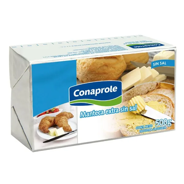 Manteca Conaprole sin Sal Paquete 500 g
