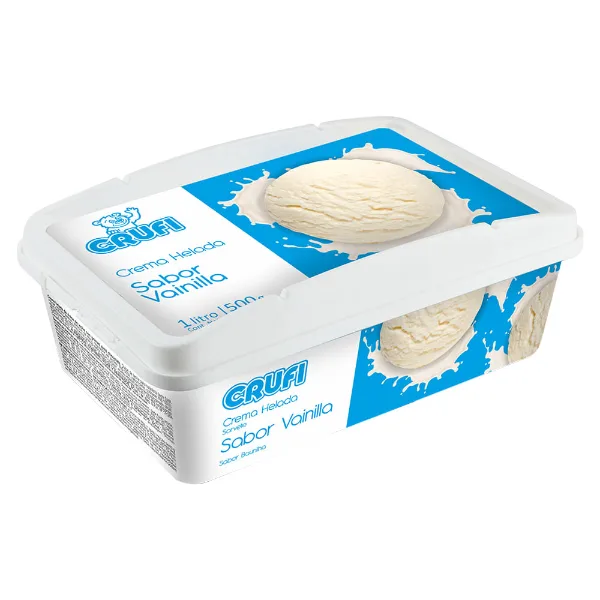Helado Crufi crema 1 l