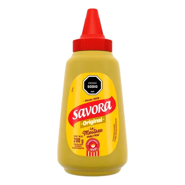 Mostaza Savora Original 200 g