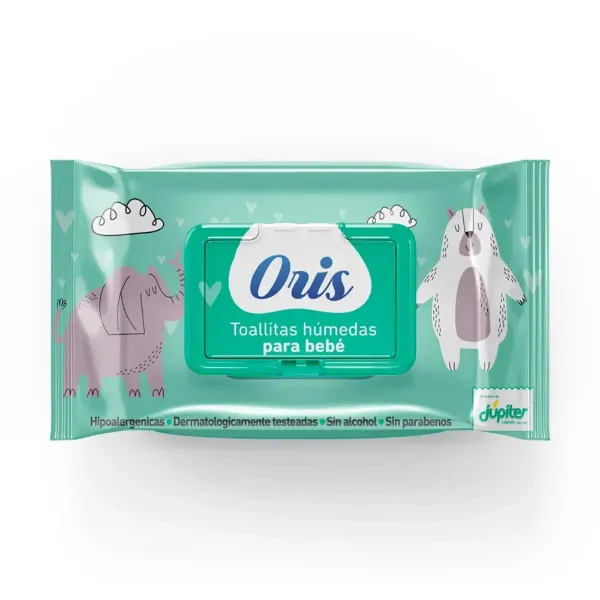 Toalla Humeda Oris para Bebe 60 un.