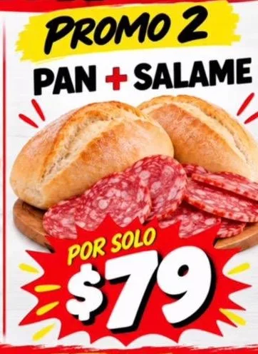 Promo pan + salame 1 pan + salame