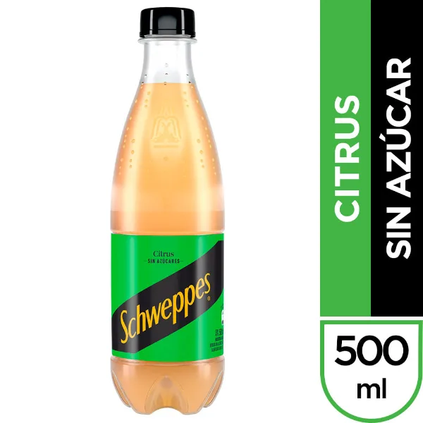 Refresco Schweppes citrus sin azúcar 500 ml