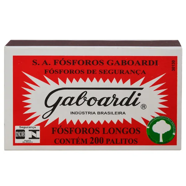 Fósforos Gaboardi cocina 200 un.