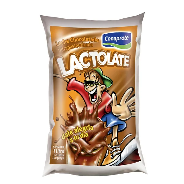 Leche chocolatada Lactolate 1 l