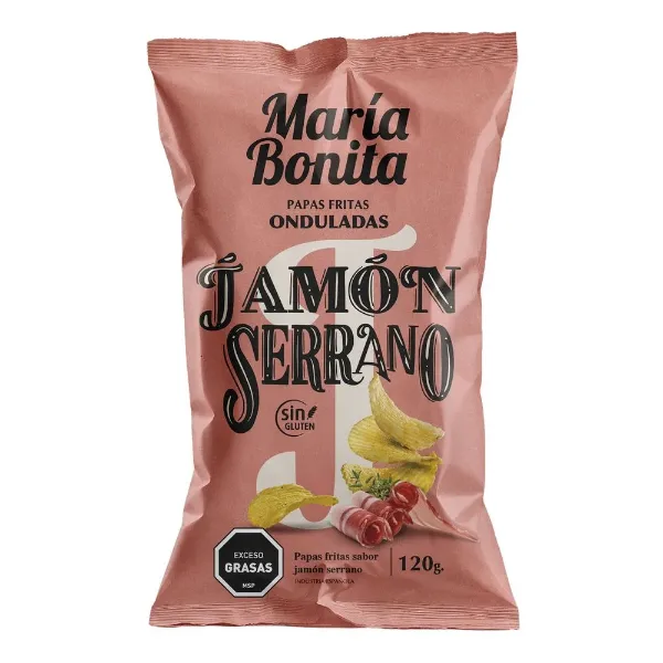 Papas Fritas Maria Bonita Jamon Serrano 120 g