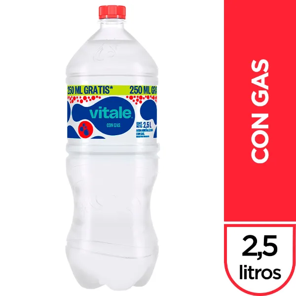 Agua Vitale con gas 2,5 l