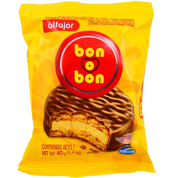 Alfajor Bon O Bon chocolate leche