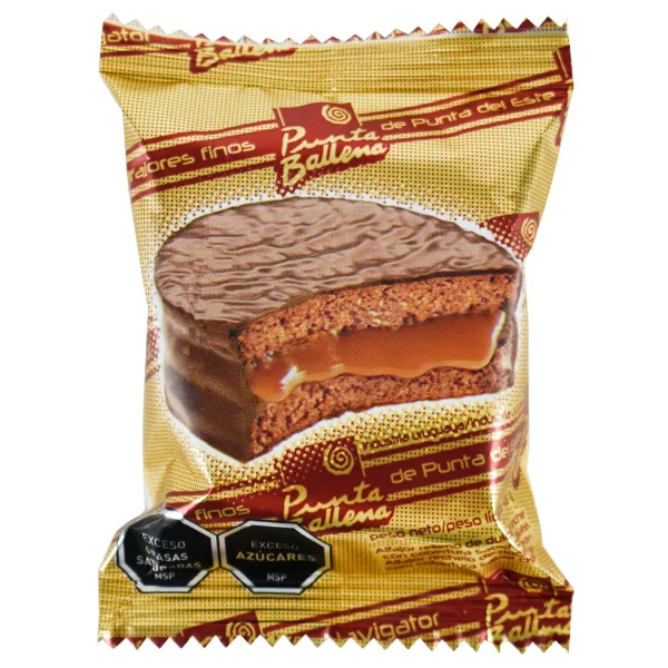Alfajor clasico chocolate Punta Ballena 45 g