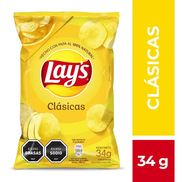 Papas fritas Lay's 34 g