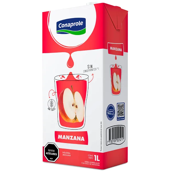Jugo Conaprole manzana fortificada 1 l
