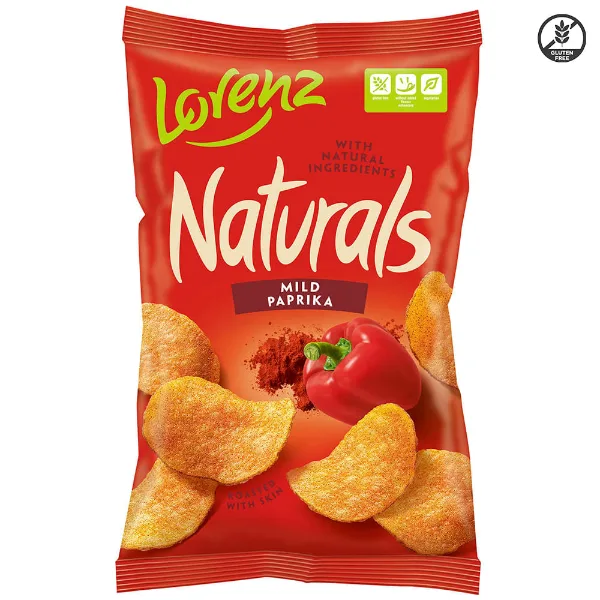 Papas al natural Lorenz paprika 100 g