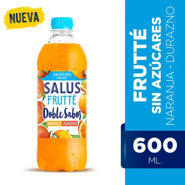 Agua Salus Frutte Naranja Durazno 600 ml