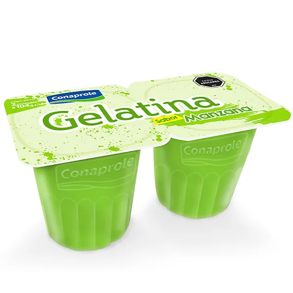 Gelatina Conaprole manzana 208 g 2 un.