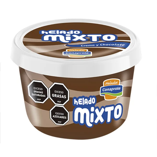 Helado crema chocolate Conaprole vaso 250 cc