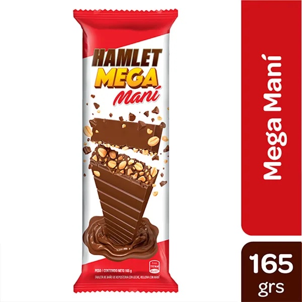 Chocolate Hamlet mega maní 165 g