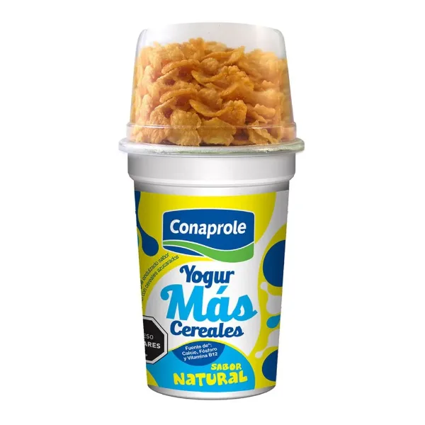 Yogur Conaprole Yogurmas Natural . con Cereales Azucar 150 g