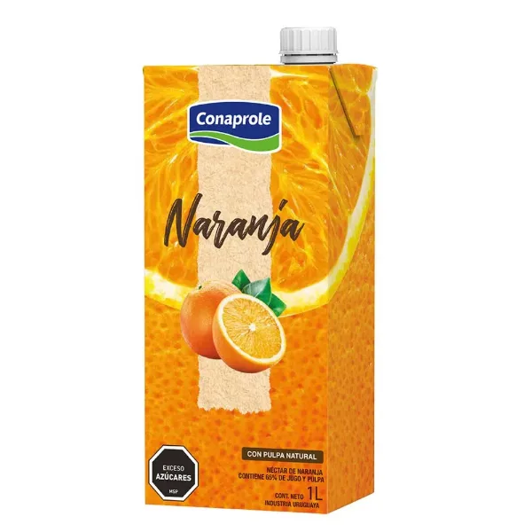Jugo Conaprole con Pulpa Naranja Slim 1 l