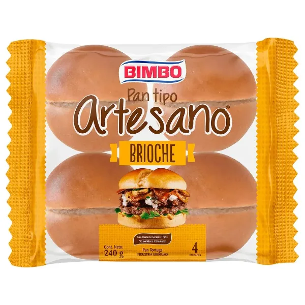 Pan Bimbo Brioche Tortuga 240 g