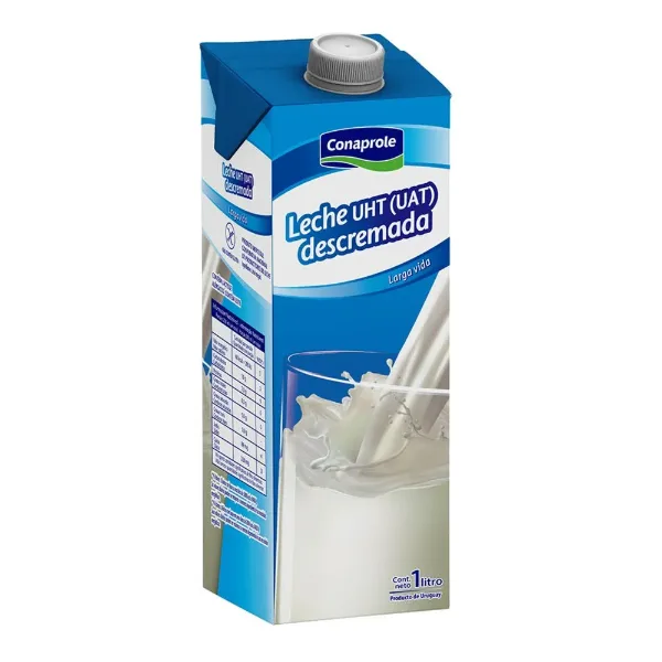 Leche Conaprole Larga Vida Descremada Caja 1 l