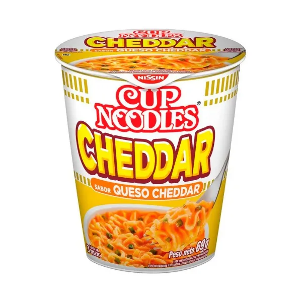 Fideos Nissin Noodles Cheddar Cup 69 g