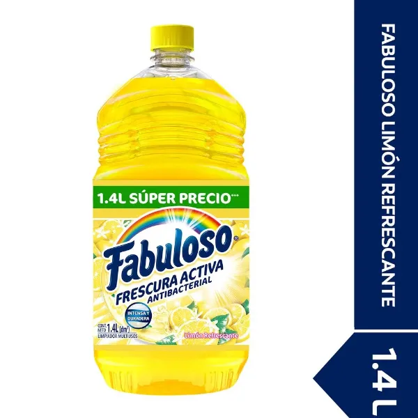 Limpiador Fabuloso Limon Refrescante 1,4 l
