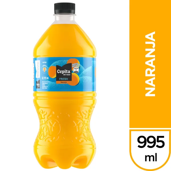 Jugo Cepita Fresh naranja sin azúcar 995 ml