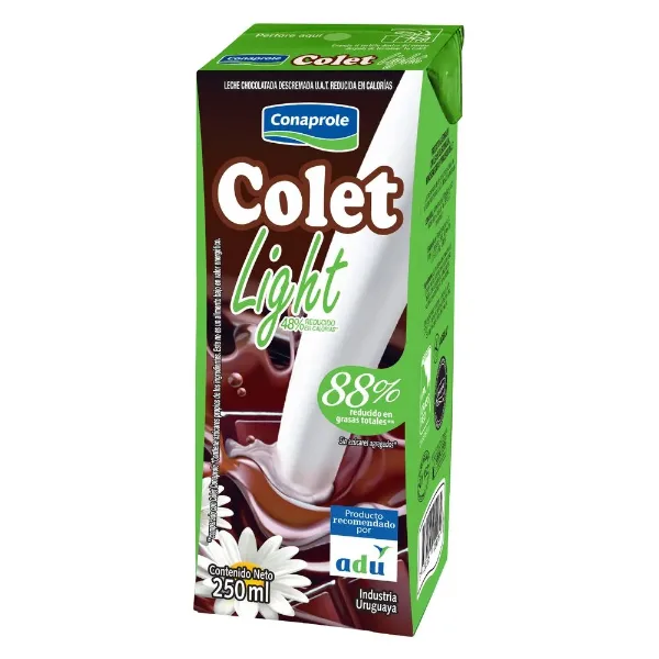 Chocolatada Conaprole Colet Bajas Calorias 250 cc