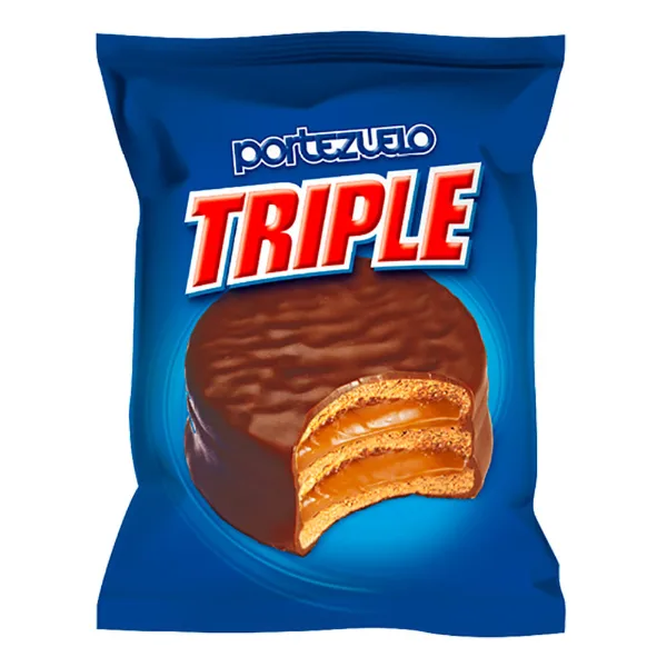 Alfajor Portezuelo triple chocolate