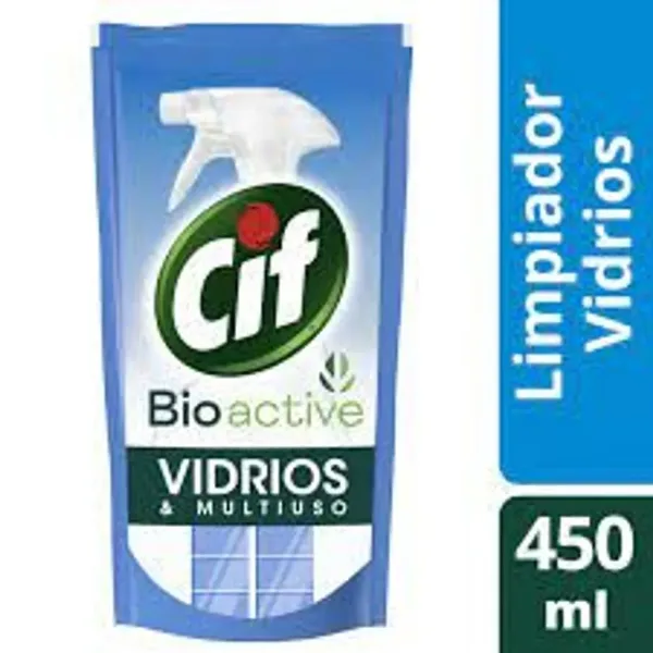 Limpiavidrios Cif Doy Pack Biodegradable 450 ml