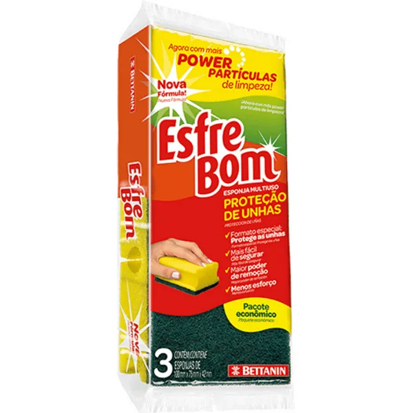 Esponja Bettanin Esfrebom Proteccion de Uñas 3 un.