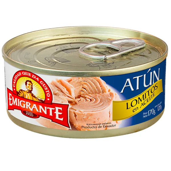 Atún lomito Emigrante en aceite 170 g