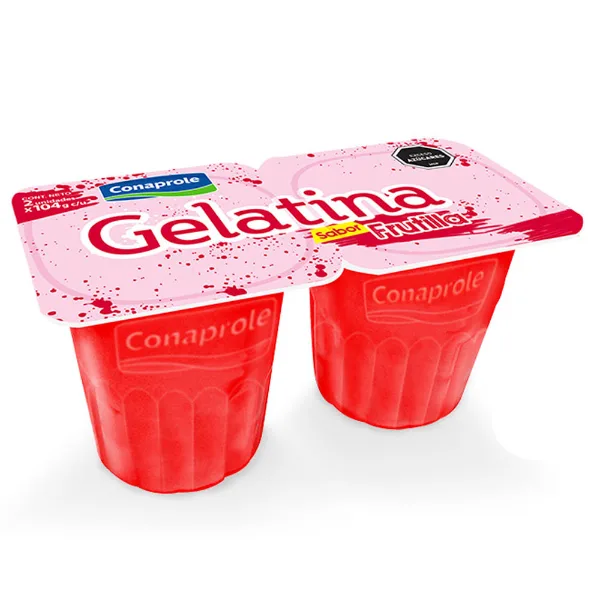 Gelatina Conaprole frutilla 208 g 2 un.