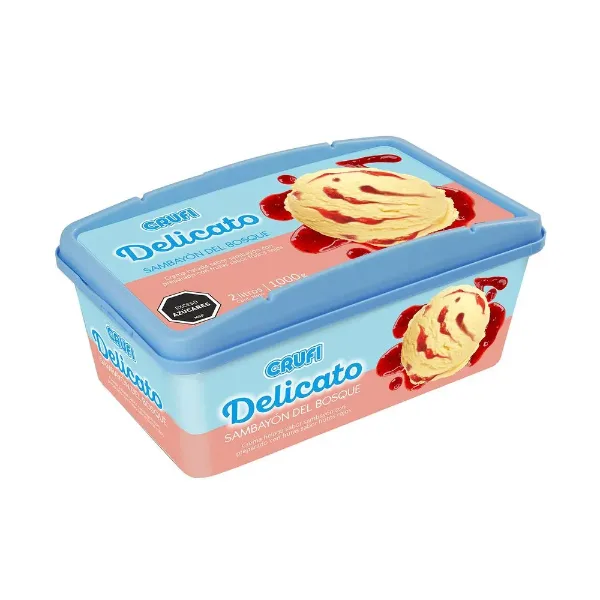 Helado Crufi Delicato Sambayon del Bosque 2 l