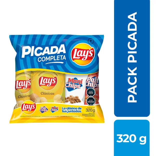 Pack picada completa Lay's 320 g