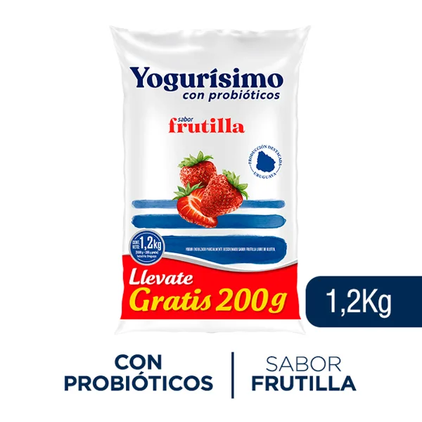 Yogur Yogurísimo Frutilla 1,2 kg